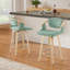 Tabouret de comptoir pivotant 25,78 po Tonnya-1116411962-1133410746