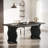 63" Large Executive Desk, Modern Computer Table Writing Desk for 1-2 Person