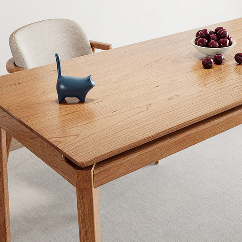 Modern minimalist rectangular desk, 29.53" H x 86.61" W x 31.5" D