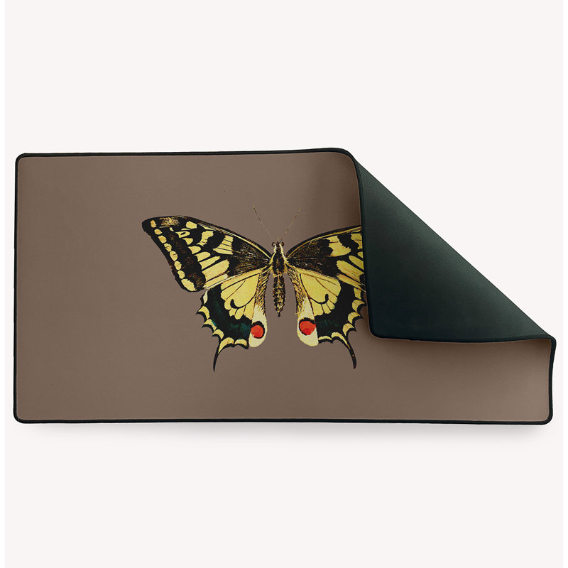 Grand coussin de bureau Robbie, Brun gingembre