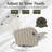 Oversized Wicker Outdoor 360° Swivel Glider Recliner Chair, Patio Adjustable Reclining Lounge Chair With Cushions (Set Of 2)-945245791