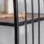 Black + Manufactured Wood Display Cases