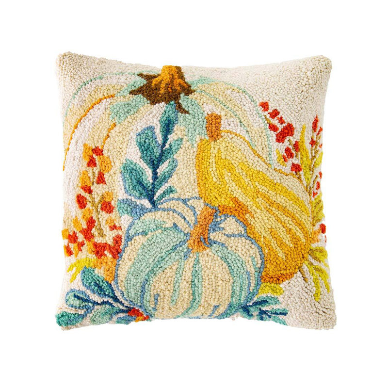 Floral Down Throw Pillow