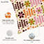 Coussin décoratif intérieur / extérieur Retro Floral