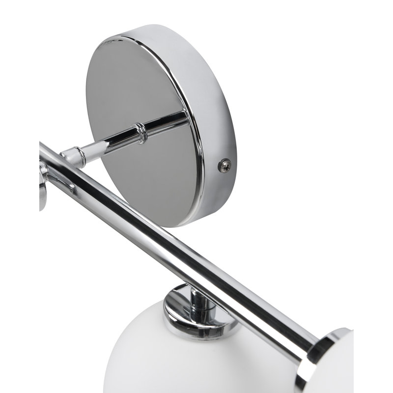 Iron Armed Sconce, Chrome