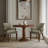 Dawson Brown Upholstered Dining Chair with Padded Arm-902414050