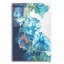 «Blue Fluid Magic» par Jean Plout, art mural en verre acrylique-1729733483