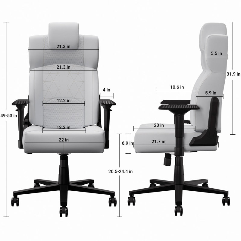 Fauteuil de jeu Karnox confortable et durable avec mousse à haute densité et conception ergonomique, idéal pour les jeux prolongés et les séances de travail.