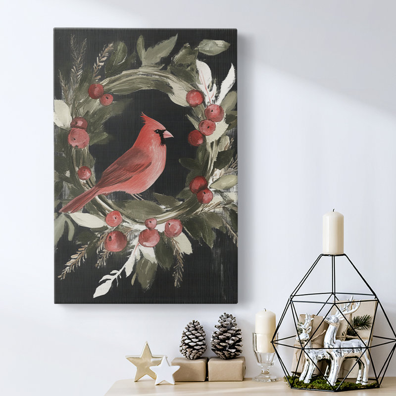 Art des Fêtes de Noël - Toile tendue avec châssis LIX, H 36 po x l 24 po