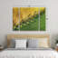Ensemble de 3 panneaux muraux - "The Road" par Guy Krier, art mural sur toile pour le salon, la chambre à coucher ou le bureau 