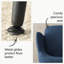 Fauteuils rembourrés l 23 po Matsuichi-100042569