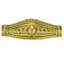 AMERICANA BIN PULL IN FLORENTINE GOLD PLATE