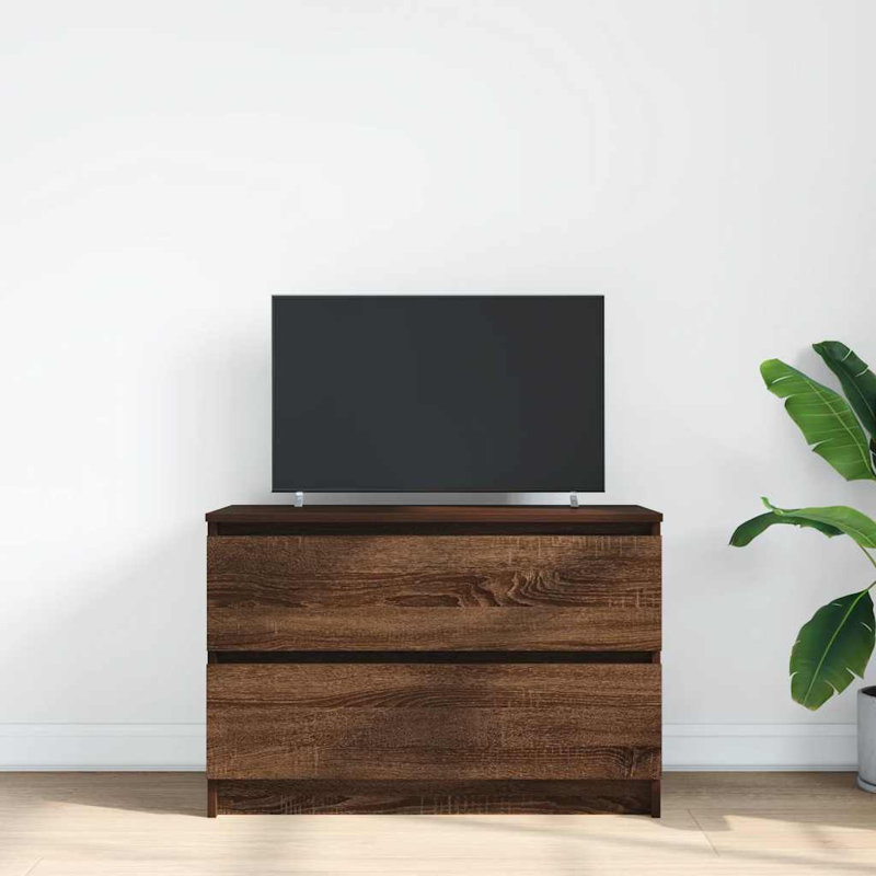  TV Cabinet 35x54 Cm Engineered Wood, 100 cm, Concrete Grey