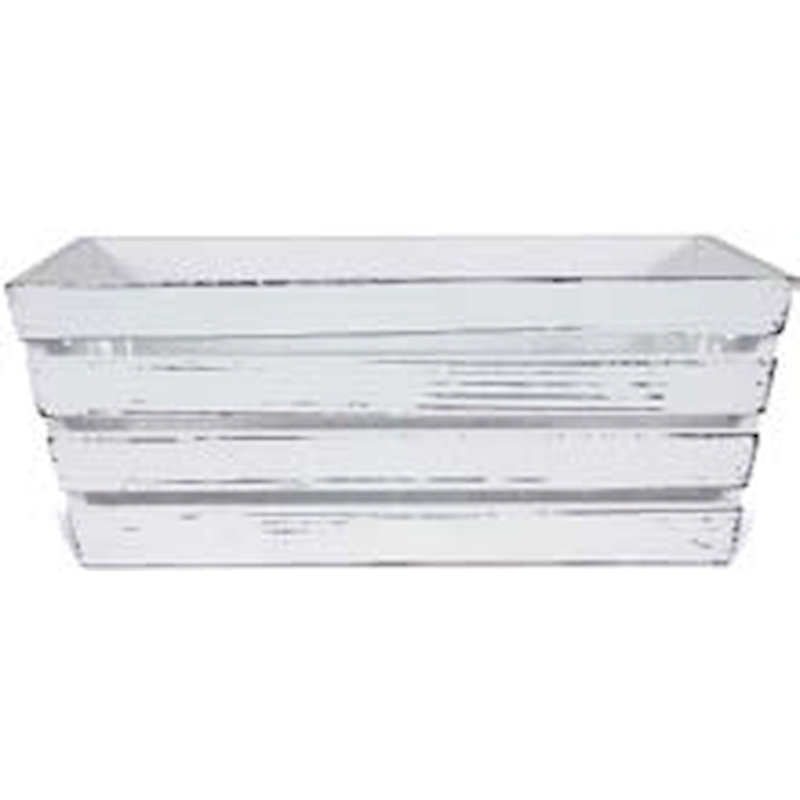 Breakwater Bay Solid Wood Crate, 5.9" H x 9" W x 15" D