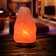 Himalayan Natural Pink Salt Lamp, Hand Crafted I Natural Warm Amber Glow I Dimmer Switch, Wooden Base & Extra Bulb, 10 In, 6 Kg…