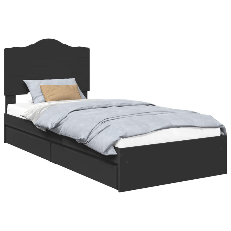 Bed, Small Single (2'6), Black