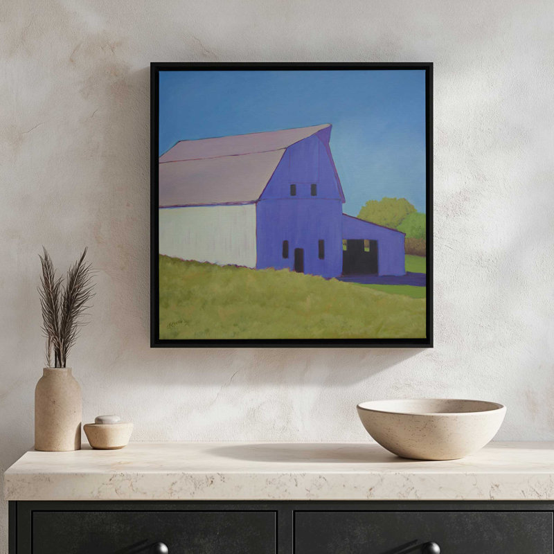 «Over the Hill» par Carol Young, reproduction d'art sur toile, H 36 po x l 36 po, Brun