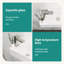 Lavabo de salle de bain mural rectangulaire en céramique blanc 14,88X8,69 pouces avec trou de robinet simple