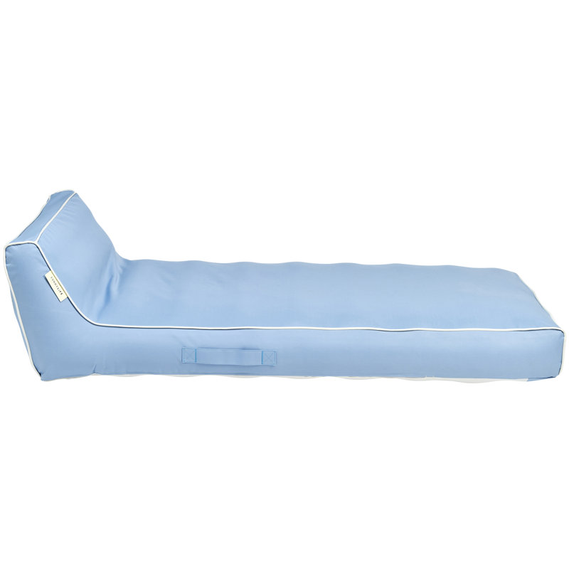Chaise longue de luxe: Bleu La Mer Med