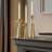 Fluted Antique Brass Aluminum Taper Candle Holder Set of 3 -970804581