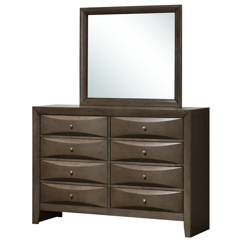 Marilla 59'' W 8 - Drawer Dresser, Gray
