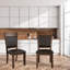 Chaise d'appoint en brun