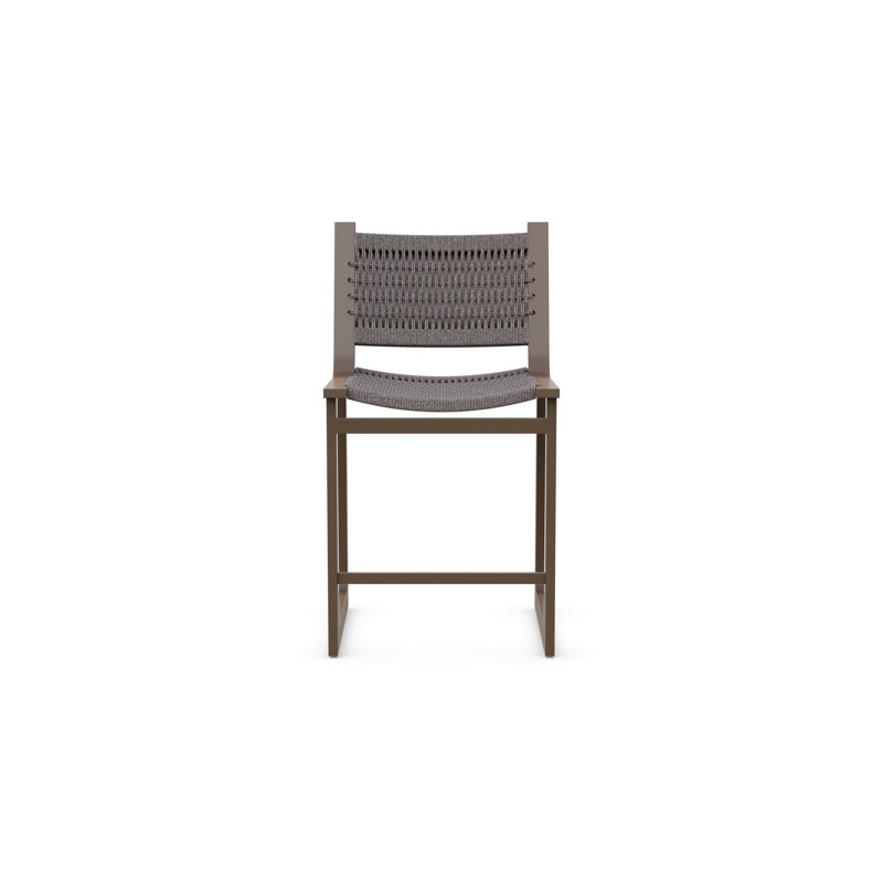 Cozumel Bar Stool, 28.54", Matte Bronze