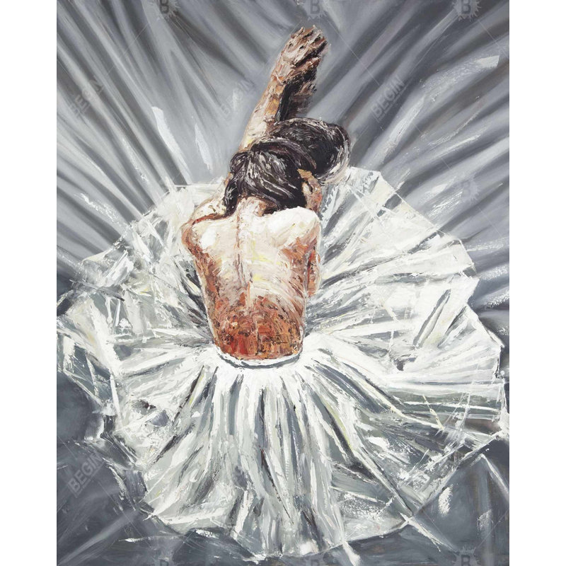 Gray Figurative Framed Canvas | Home Decor Art