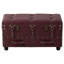 COZAYH Vintage Storage Bench, Upholstered Wooden Ottoman Bed Chest Box, Magenta-1767476504