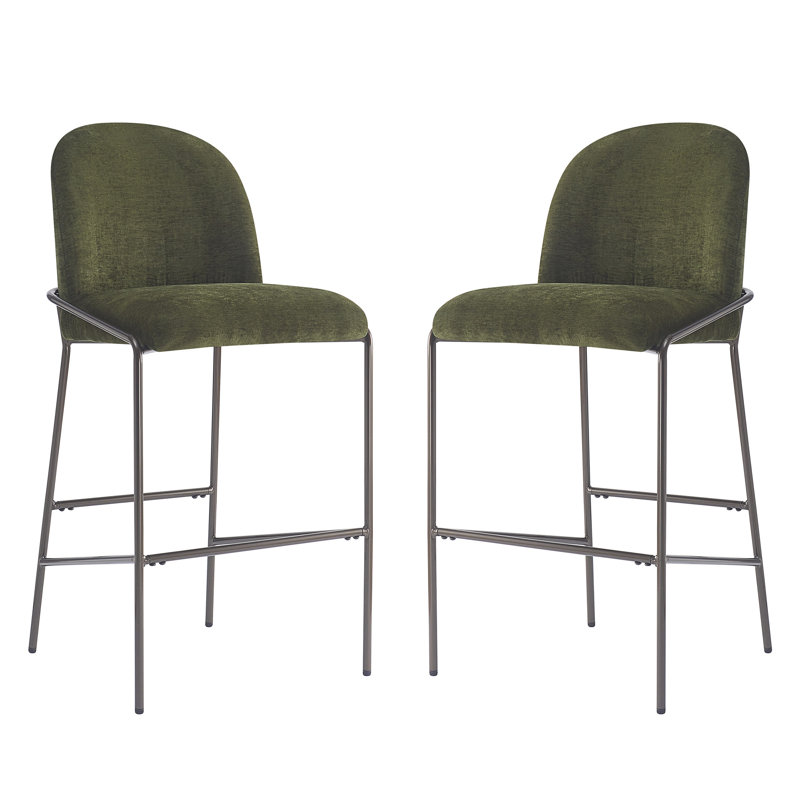 Tabouret de bar Galen, Vert