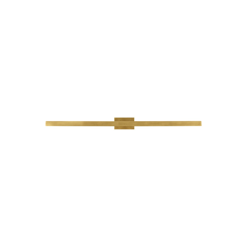 Dessau Dimmable LED Wall Mounted Picture Light, Natural Brass