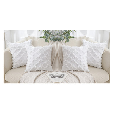  Housse de coussin géométrique 18 po