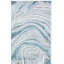 Tapis bleu / gris à motif abstrait Meadow-2065776937