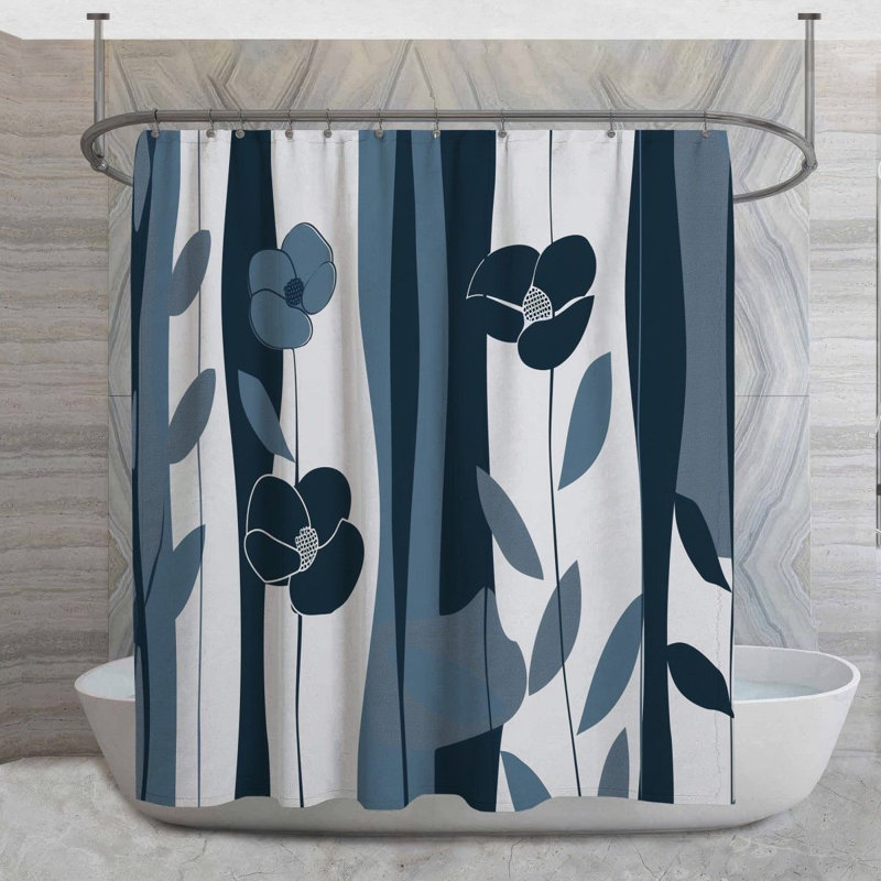 Cedrice Shower Curtain, 93" H x 70" W