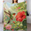 Jeté en flanelle Hummingbird Hovering Luxury-133004807