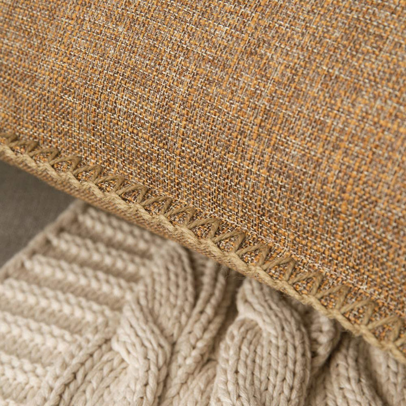Pillow Cover, Brown, 18"H x 18"W