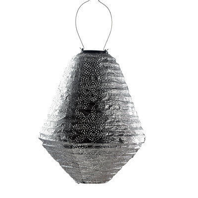 Can Marrakesh Lantern, Silver