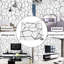 Chadha 9.50m x 53cm 3D Embossed Matte Wallpaper Roll