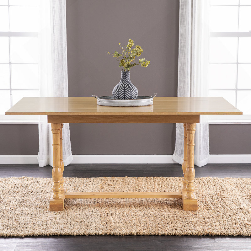 Console de table à tréteaux pliante Farmhouse