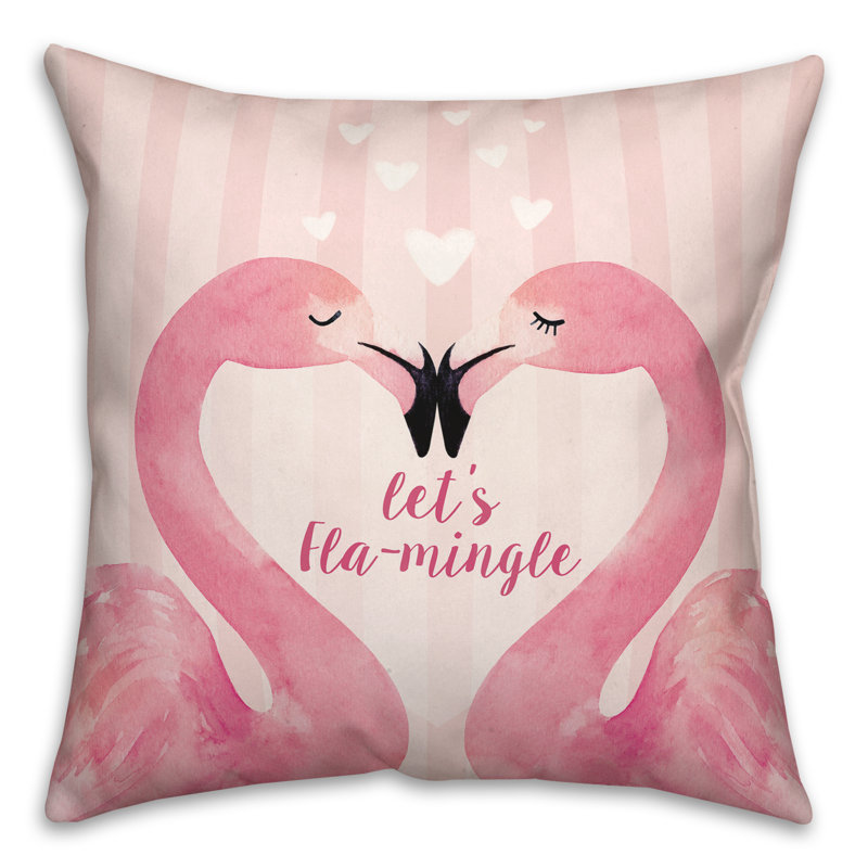 Coussin Flamingo Mistletoe