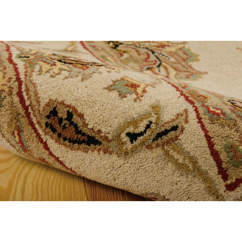 Murph Wool Oriental Indoor Rug, Rectangle 3'6" x 5'6"