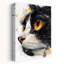 «Curious Cat Profile», art mural contemporain-129148432