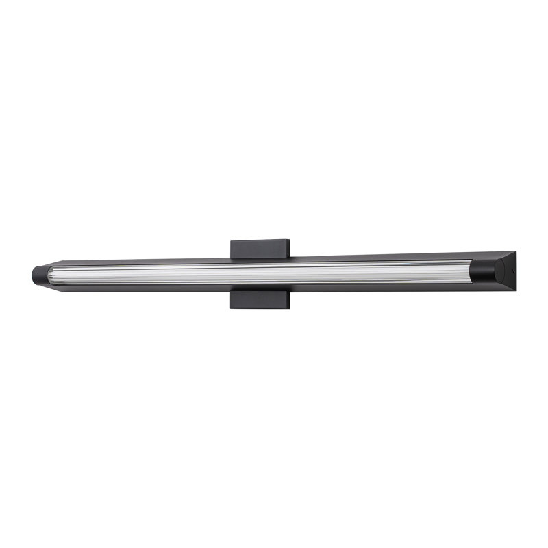 Maxe 36-in Black Dimmable LED Vanity Light, Black, 36-in