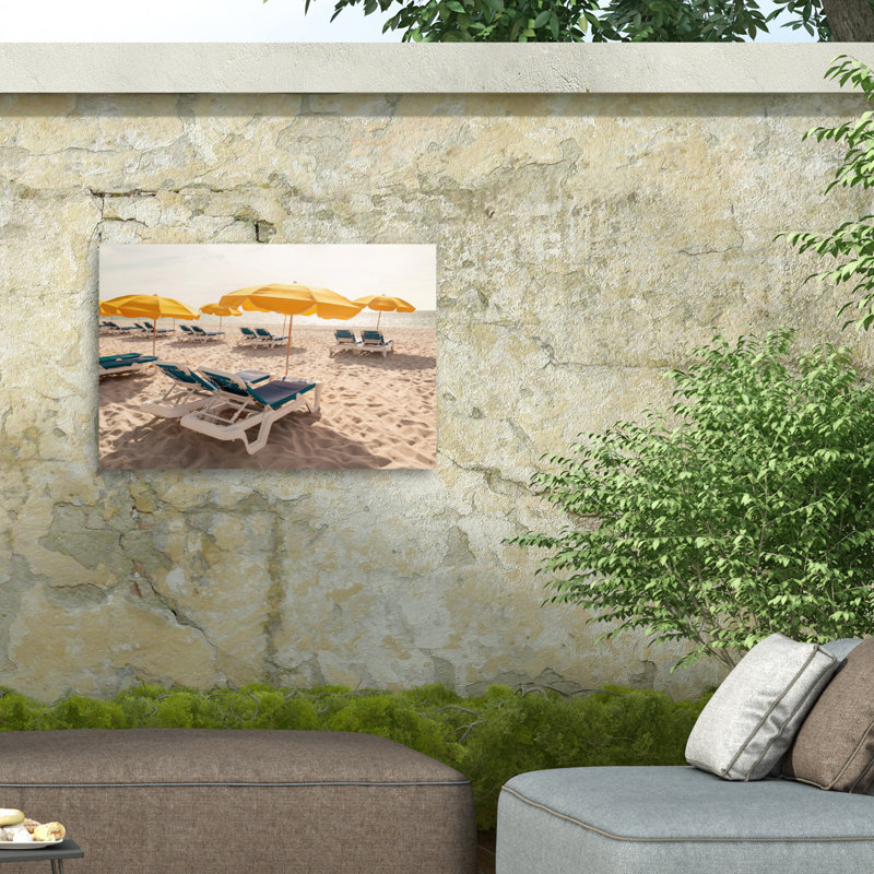 Toile d'extérieur Elena Chukhlebova Beach Oasis, H 22 po x l 32 po