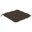 Chaise de patio empilable en teck avec coussin-2107429822