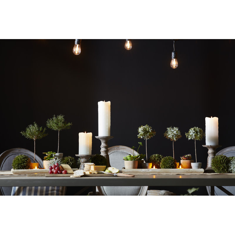 Ensemble de chandelles en résine 3 pièces