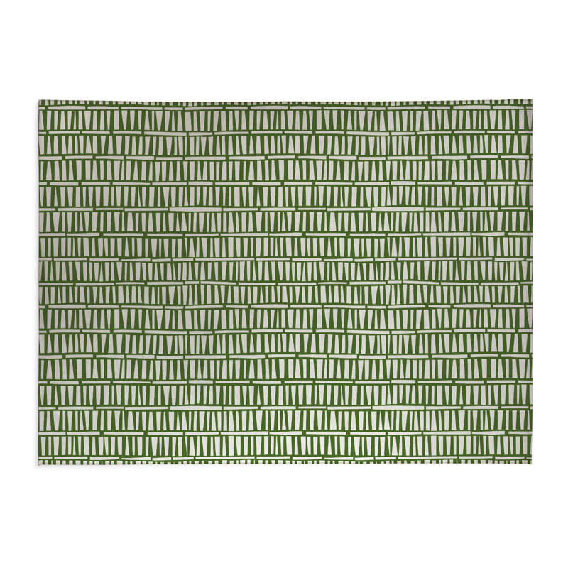 Tapis de cuisine Heritage Haven, Rectangulaire 2 pi x 3 pi, Vert olive