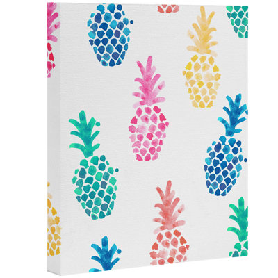 Paradise d’ananas, impression sur toile tendue