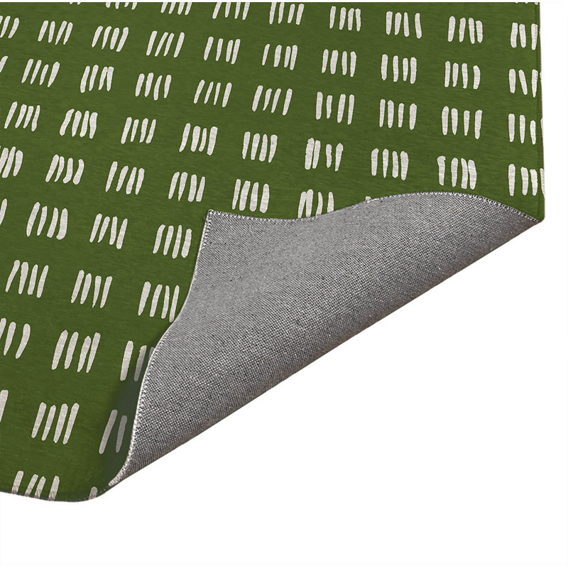 Tapis de bureau Dash, L 60 po x P 36 po, Vert olive