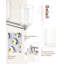 Éclairage pour meuble-lavabo moderne à 6 lumières DEL à intensité variable, 5 couleurs de température réglable, nickel brossé-1221880637-1221880638-1221880635